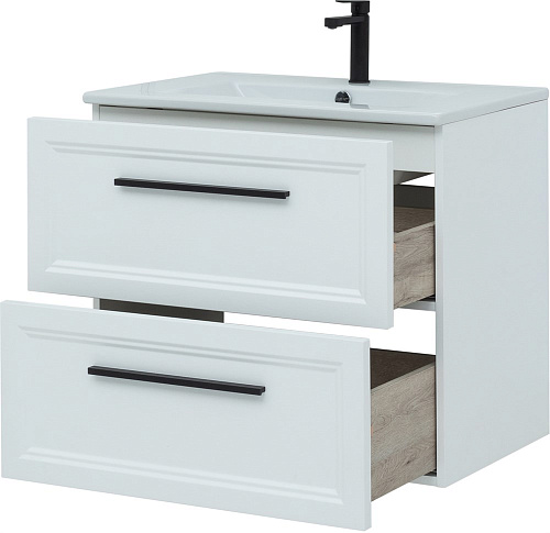 Тумба с раковиной STWORKI Эстерсунд 75 белая матовая 440912 Тумба с раковиной STWORKI Эстерсунд 75 белая матовая 440912