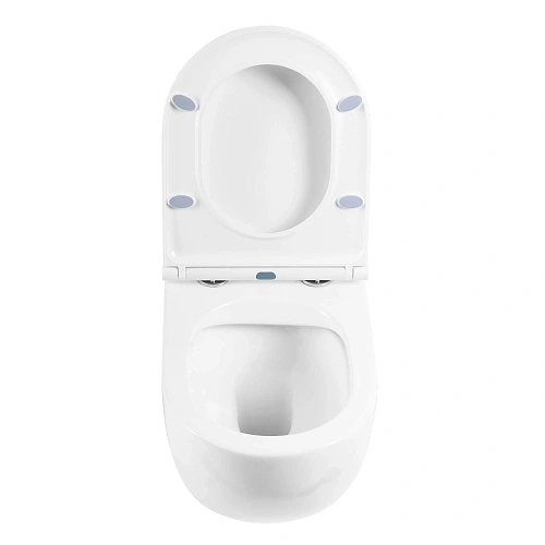 Унитаз подвесной BelBagno ONDA BB066CHR/BB870SC безободковый с сиденьем Унитаз подвесной BelBagno ONDA BB066CHR/BB870SC безободковый с сиденьем