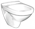 Унитаз подвесной Gustavsberg Nautic 5530 C+ GB1155300R1000 с горизонтальным выпуском, без сиденья Унитаз подвесной Gustavsberg Nautic 5530 C+ GB1155300R1000 с горизонтальным выпуском, без сиденья