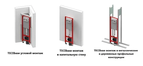 Инсталляция для унитаза TECE TECEprofil 9400440 Compact 320, высота 1120 мм Инсталляция для унитаза TECE TECEprofil 9400440 Compact 320, высота 1120 мм