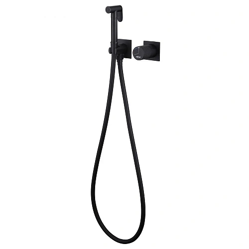 Гигиенический душ ABBER Rund AF8725B черный матовый Гигиенический душ ABBER Rund AF8725B черный матовый