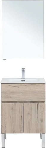 Комплект мебели Aquanet Алвита New 60 1 ящик, 2 дверцы, дуб веллингтон белый 00274527 Комплект мебели Aquanet Алвита New 60 1 ящик, 2 дверцы, дуб веллингтон белый 00274527