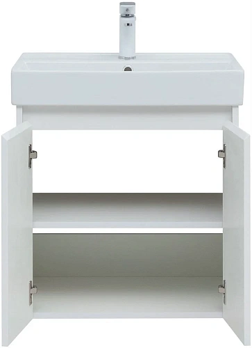 Тумба под раковину Aquanet Nova Lite 60 белый глянец (2 дверцы) 00298847 Тумба под раковину Aquanet Nova Lite 60 белый глянец (2 дверцы) 00298847