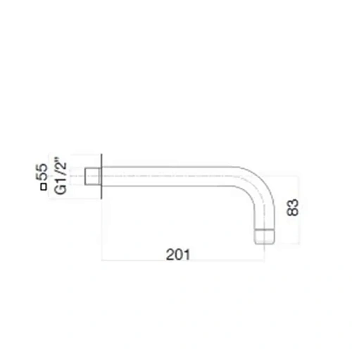 Излив Webert Sax Evolution SE0371560, черный Излив Webert Sax Evolution SE0371560, черный