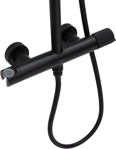 Душевая система Allen Brau Liberty 5.33007-31 черный матовый Душевая система Allen Brau Liberty 5.33007-31 черный матовый
