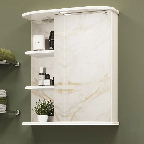 Зеркальный шкаф Onika КАРИНА 55.01 правый 205513 Зеркальный шкаф Onika КАРИНА 55.01 правый 205513