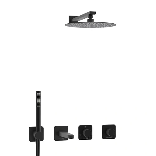 Душевая система WasserKRAFT A5251.300.301.219.258.302.242.217 встраиваемая черный Душевая система WasserKRAFT A5251.300.301.219.258.302.242.217 встраиваемая черный