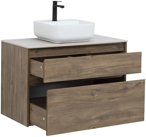 Тумба под раковину Aquanet Nova Lite 90 дуб рустикальный (2 ящика) 00249518 Тумба под раковину Aquanet Nova Lite 90 дуб рустикальный (2 ящика) 00249518