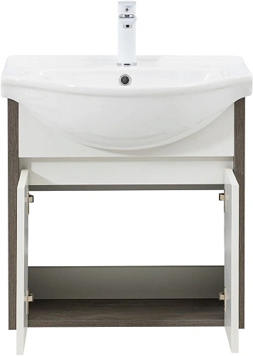 Тумба под раковину Aquanet Сидней 60 00345122 дуб рошелье/белый Тумба под раковину Aquanet Сидней 60 00345122 дуб рошелье/белый