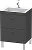 Картинка анонса товара «тумба с раковиной duravit brioso br4700n1052 60 см европейский дуб»