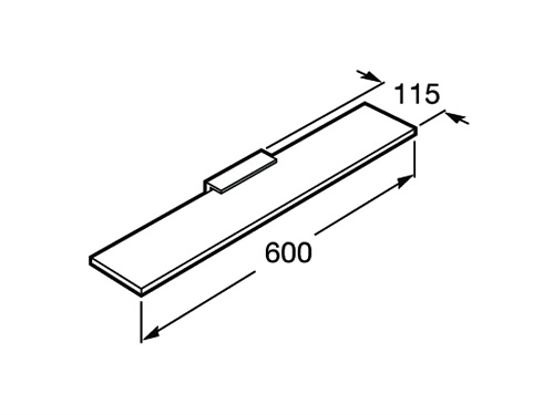 Полка Roca Nuova 816524001 Полка Roca Nuova 816524001
