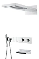 Душевая система Boheme ZODIAC с термостатом CHROME встраиваемая 133-2-CR Душевая система Boheme ZODIAC с термостатом CHROME встраиваемая 133-2-CR