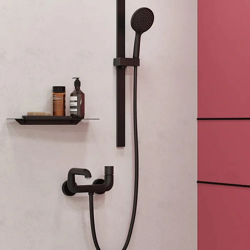 Смеситель для ванны IDDIS Twistс (TWIBLBTi02WA) управлением Push Control, черный матовый Смеситель для ванны IDDIS Twistс (TWIBLBTi02WA) управлением Push Control, черный матовый