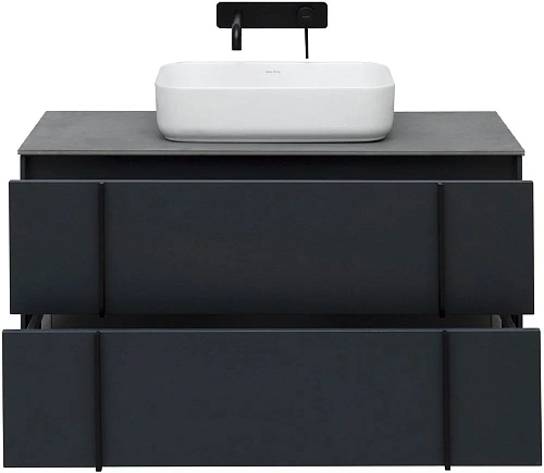 Тумба под раковину Allen Brau Reality 100 1.32007.AM антрацит матовый Тумба под раковину Allen Brau Reality 100 1.32007.AM антрацит матовый