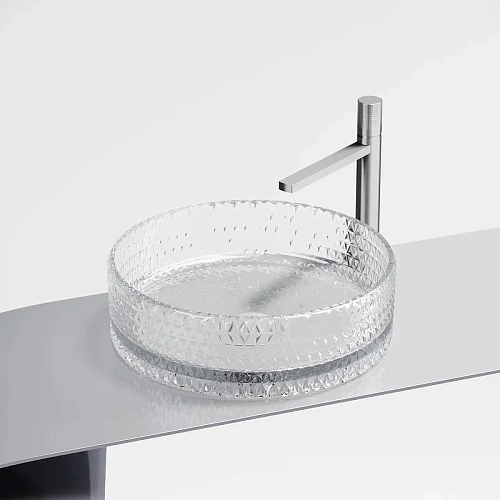 Раковина Ceramica Nova CRISTAL CN6062 Прозрачная накладная Раковина Ceramica Nova CRISTAL CN6062 Прозрачная накладная