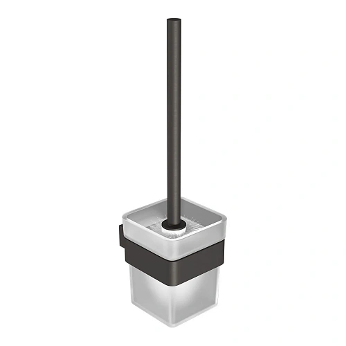 Ершик для унитаза Lemark SMOOTH LINE с держателем, графит 9766021 Ершик для унитаза Lemark SMOOTH LINE с держателем, графит 9766021