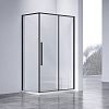 Картинка анонса товара «душевой уголок slim-n vsr-4sn8013clb, 1300x800, черный, стекло прозрачное»
