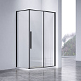 Детальная картинка товара «душевой уголок slim-n vsr-4sn8011clb, 1100x800, черный, стекло прозрачное»