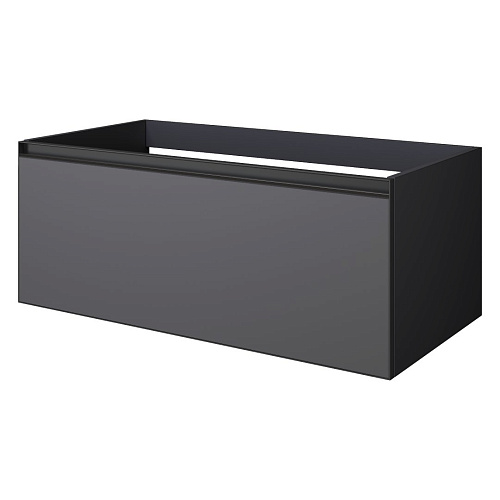 Тумба под раковину Armadi Art QUATRO 1 100CM ANTHRACITE цвет профиль ANTHRACITE 790-M1-100-A-A антрацит Тумба под раковину Armadi Art QUATRO 1 100CM ANTHRACITE цвет профиль ANTHRACITE 790-M1-100-A-A антрацит