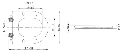 Крышка-сиденье Allen Brau Priority 4.31011.20 белый Крышка-сиденье Allen Brau Priority 4.31011.20 белый