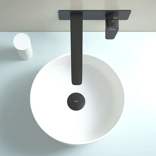 Смеситель для раковины Aquatek БЕТТА AQ1113MB Черный матовый, встраиваемый Смеситель для раковины Aquatek БЕТТА AQ1113MB Черный матовый, встраиваемый