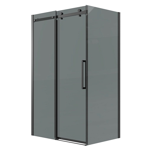 Боковая стенка GROSSMAN Classic 200.K33.04.90.21.10 (90x195) черный матовый, стекло тонированное Боковая стенка GROSSMAN Classic 200.K33.04.90.21.10 (90x195) черный матовый, стекло тонированное