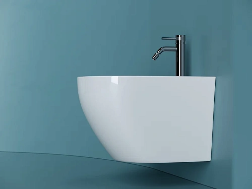 Биде подвесное Ceramica Nova UNO CN11002 белый Биде подвесное Ceramica Nova UNO CN11002 белый
