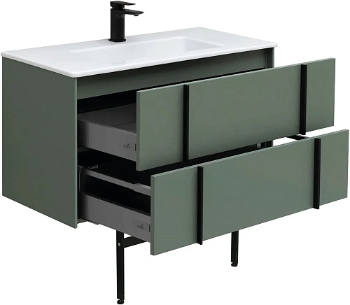 Тумба под раковину Allen Brau Reality 90 1.32006.CGM олива матовый Тумба под раковину Allen Brau Reality 90 1.32006.CGM олива матовый