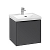 Картинка анонса товара «тумба под раковину villeroy &amp; boch subway 3.0 graphite / graphite c58001vr»