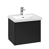 Картинка анонса товара «тумба под раковину villeroy &amp; boch subway 3.0 volcano black / volcano black c57901vl»
