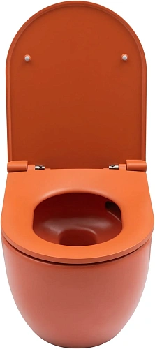 Унитаз подвесной Allen Brau Reality 4.32015.TE сиденье с микролифт терракот Унитаз подвесной Allen Brau Reality 4.32015.TE сиденье с микролифт терракот