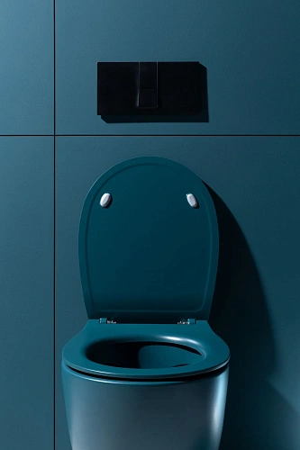 Унитаз подвесной Allen Brau Fantasy 4.11004.PT с крышкой, петроль Унитаз подвесной Allen Brau Fantasy 4.11004.PT с крышкой, петроль