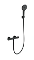 Смеситель для душа Wonzon & Woghand с термостатом, черный матовый (WW-B2065-A-MB) Смеситель для душа Wonzon & Woghand с термостатом, черный матовый (WW-B2065-A-MB)