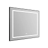 Зеркало BelBagno SPC-KRAFT-885-785-TCH-WARM-NERO 885x32x785 мм с подсветкой сенсорным выключателем и подогревом Зеркало BelBagno SPC-KRAFT-885-785-TCH-WARM-NERO 885x32x785 мм с подсветкой сенсорным выключателем и подогревом