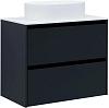 Тумба под раковину Allen Brau Activity 80 1.34004.AM антрацит матовый/черный брашированный
