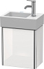 Картинка анонса товара «тумба под раковину duravit xsquare xs4099r2222 подвесная 36 см белая глянцевый»