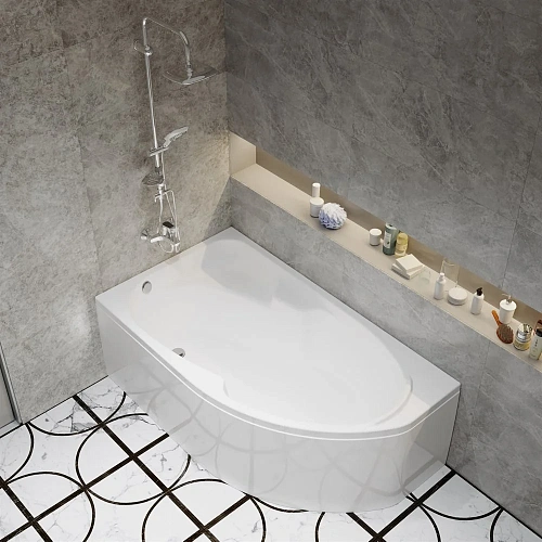 Акриловая ванна DIWO Сочи L 170x95 с каркасом 568018 Акриловая ванна DIWO Сочи L 170x95 с каркасом 568018