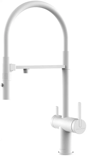 Смеситель для кухни Paulmark Gravity белый матовый Gr213888-WH Смеситель для кухни Paulmark Gravity белый матовый Gr213888-WH