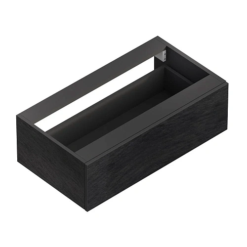 Тумба под раковину CEZARES CADRO-80-1C-SO-NR-BLUM Nero 970x450 подвесная Тумба под раковину CEZARES CADRO-80-1C-SO-NR-BLUM Nero 970x450 подвесная