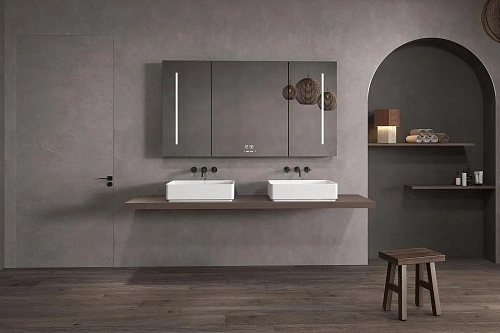 Раковина ABBER Stein AS2634 накладная, белая матовая Раковина ABBER Stein AS2634 накладная, белая матовая