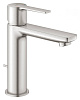 Картинка анонса товара «смеситель для раковины grohe lineare new с донным клапаном, суперсталь (32114dc1)»