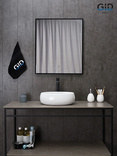 Раковина Gid N9030ds 51235 накладная белая 40x30x13.5 Раковина Gid N9030ds 51235 накладная белая 40x30x13.5