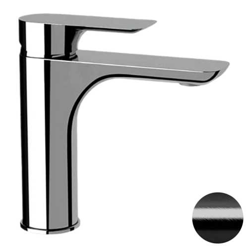 Смеситель для раковины Remer Infinity I12CFP, черный брашированный хром Смеситель для раковины Remer Infinity I12CFP, черный брашированный хром