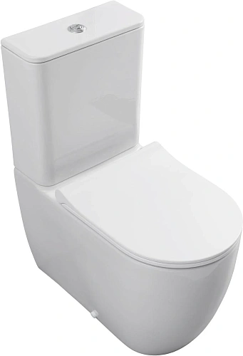 Чаша напольного унитаза Allen Brau Priority 4.31003.20 с крышкой, белый Чаша напольного унитаза Allen Brau Priority 4.31003.20 с крышкой, белый