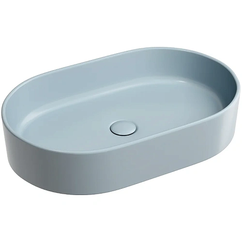 Раковина Ceramica Nova ELEMENT CN6048MHL серо-голубой матовый накладная Раковина Ceramica Nova ELEMENT CN6048MHL серо-голубой матовый накладная