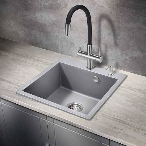 Смеситель для кухни Milacio Ultra 560 (MCU.560.SSB) под фильтр, нержавеющая сталь Смеситель для кухни Milacio Ultra 560 (MCU.560.SSB) под фильтр, нержавеющая сталь