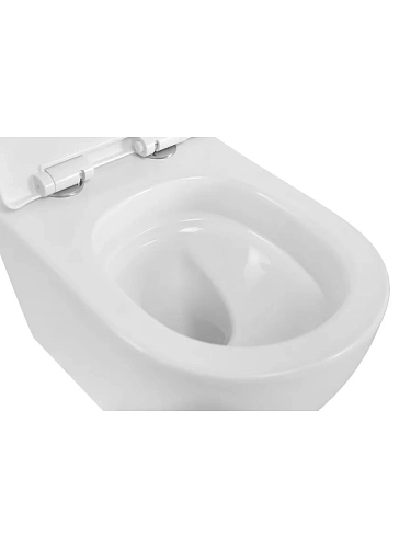 Унитаз подвесной BelBagno MARINO-TOR BB7026CH-TOR/SC безободковый с сиденьем и смывом TORNADO Унитаз подвесной BelBagno MARINO-TOR BB7026CH-TOR/SC безободковый с сиденьем и смывом TORNADO