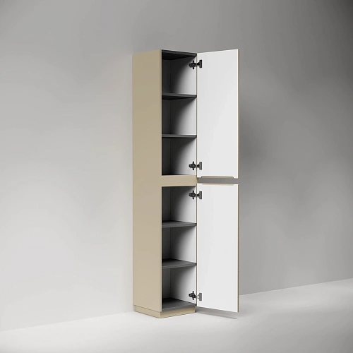 Шкаф-пенал SANCOS Folk Floor PFL35FCP 350х350х1880 мм капучино, напольный Шкаф-пенал SANCOS Folk Floor PFL35FCP 350х350х1880 мм капучино, напольный