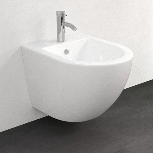 Биде подвесное CeramaLux 2197 -1 белый Биде подвесное CeramaLux 2197 -1 белый