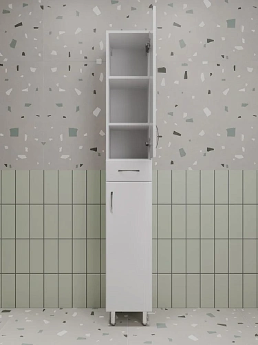 Шкаф-пенал Style Line Эко Стандарт 30 с бельевой корзиной ЛС-00002328 Шкаф-пенал Style Line Эко Стандарт 30 с бельевой корзиной ЛС-00002328